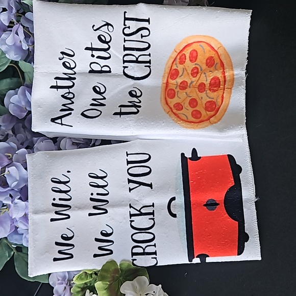 unbranded Other - Humorous Funny Kitchen Dish Towels set of 2 NWOT